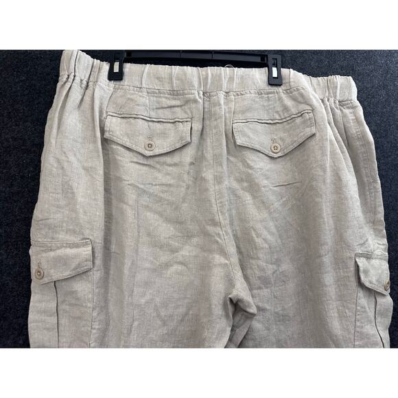 Talbots Tan Capris with Elastic Cuffs - Picture 5 of 10